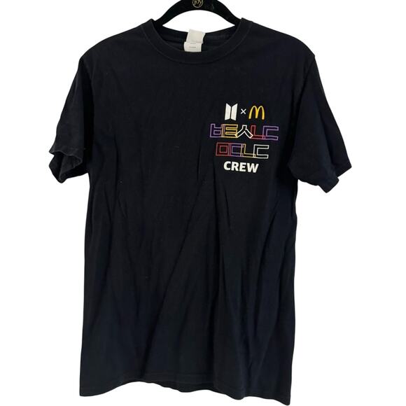 McDonald’s x BTS Port Authority Men’s Crew Logo Short Sleeve T Shirt Size S - Picture 1 of 6